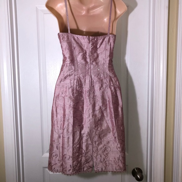 Nanette Lepore Dupioni Silk Sheath Cocktail Dress - Picture 4 of 7